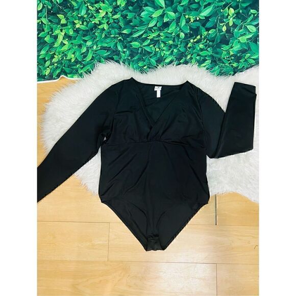 H&M black long sleeve body suit XL - Picture 10 of 12